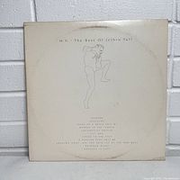 Single image of the back album cover showing track listing and ring wear marks on white background.