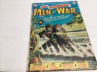 Front cover of All American Men of War comic issue #6 showing detailed war scene illustration.