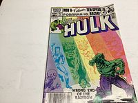 Front cover of The Incredible Hulk Comic Book #267, showing Hulk and other characters with colorful background and 60 cent price.