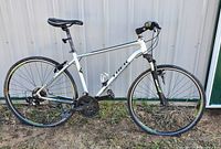 Full side profile of the Trek Gary Fisher Collection road bike showing the frame, tires, drivetrain, handlebars, saddle, and branding on the frame.