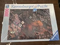 Boxed Ravensburger puzzle 1000 pieces with chocolate-themed image