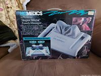 Photo of the HoMedics Shogun Shiatsu Family Massager box showing the product and its features