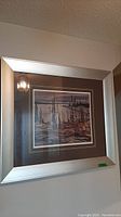 Framed print showing the overall artwork and frame