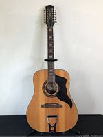 Full front view of guitar showing body, neck and headstock.