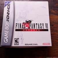 Front of the Final Fantasy VI Advance box