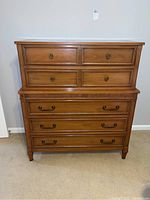 Front view of entire dresser showing overall design