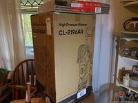 Sealed Eastvolt High Pressure Washer CL-2196AR box with clear branding and product depiction
