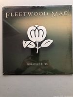 Front cover of the Fleetwood Mac Greatest Hits LP in original sealed plastic.
