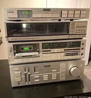 Stacked view of all four Pioneer components