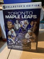 Front cover of the Toronto Maple Leafs Collector's Edition DVD featuring player images and Toronto Maple Leafs logo.