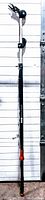 Full view of Fiskars extendable tree pruner showing length and cutting blade at the top