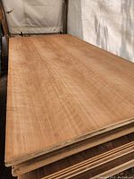 3/4 inch G2S plywood sheet with visible wood grain and surface marks.