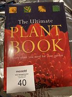 Front cover of The Ultimate Plant Book showing colorful floral images and title text