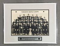 Full front view of framed photograph