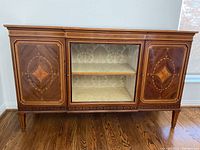 Front view showing full cabinet