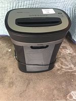 Front view of Royal HG140MX paper shredder showing control panel and feed slot