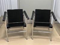 Front view of both chairs side by side