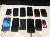Front view of all devices arranged in two rows