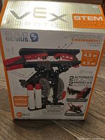 Front and side view of packaging showing box details and kit contents