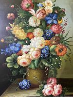 Close-up of floral bouquet detail
