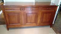 Full front view of sideboard showing overall design and condition