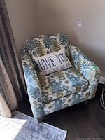 Full view of chair from front-right angle