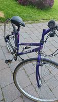Purple Giant Farrago girls bike front angle