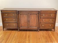 Front view of full dresser