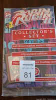 Front cover of the Robin II Collector's Set packaging showing the title and details about variants and editions included.