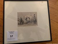 Full framed comic print with visible title and illustration detail.