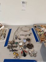 Overall view of assortment on table