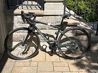 Complete left-side view of bike showing frame, wheels and components.