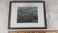 Full view of the framed art print titled "Algoma" showing the entire 13 x 17 inch frame and matting.