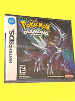 Front cover view showing Dialga artwork and shrink-wrap