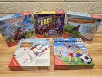 Group photo of the 5 boxed Learning Well educational games.