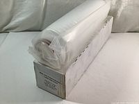 Two views of new sealed Mar Cor Fibler Flo FPA-01-10-B polypropylene pleated cartridge filter in original packaging. One photo shows lengthwise side view, other shows end sealed label.