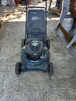 Front view showing Craftsman logo on mower deck and 6.0 HP engine label