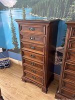 Front view showing full dresser