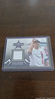 Front of the Kevin Gausman jersey card showing photo of player and jersey patch.