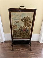 Front view of entire fire screen