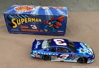 Blue Oreo themed NASCAR #3 diecast car with multiple sponsor decals shown from front and side angles