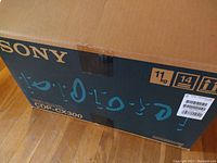 Sealed Sony CDP-CX300 box showing branding, weight rating and model
