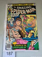 Front cover of Amazing Spider-Man #178 comic book showing Spider-Man and Green Goblin artwork, Marvel Comics Group branding, and issue details.