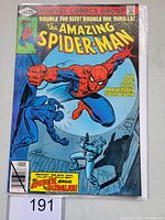 Front cover of The Amazing Spider-Man #200 comic book showing Spider-Man in action.