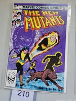 Front cover of The New Mutants #1 comic book showing main characters and title.