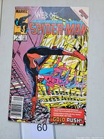 Front cover of Web of Spider-Man #6 showing Spider-Man in action and the comic title and issue details.