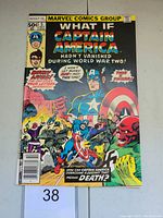 Front cover of the comic book showing the title What If #5 with Captain America in battle scene.