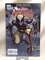 Full front cover image of Dark Wolverine #78 variant edition comic showing the superhero crouching with claws extended.