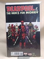 Front cover of Deadpool & The Mercs for Money issue #5 showing Deadpool and other characters in colorful comic art.