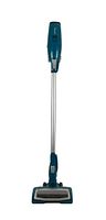 Full view of teal Shark Ion cordless stick vacuum cleaner showing the full length from handle to base.